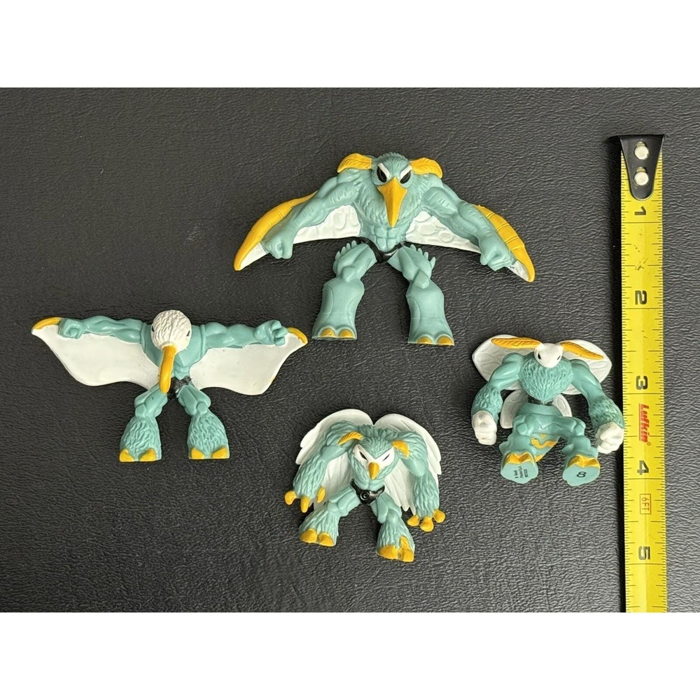 Giochi Preziosi Gormiti Air Tribe Lot Of 4 Mini Figures PVC Preowned